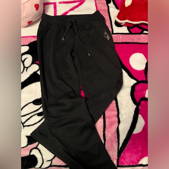 Brand new BabyPhat sweat pants black size L - Picture 1 of 6